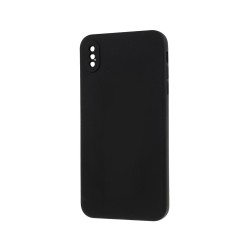 Silicone Case with Camera Shield for Apple iPhone Xs Black Silicone Case with Camera Shield for Apple iPhone Xs Black